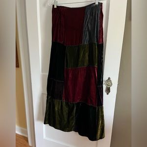 Vintage velvet skirt